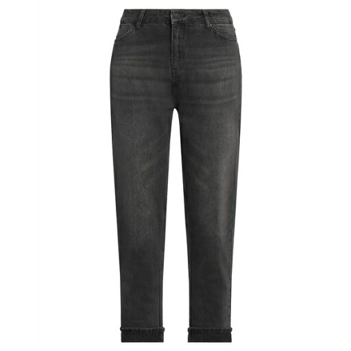 【送料無料】 フラコミーナ レディース デニムパンツ ボトムス Jeans Black 【送料無料】 フラコミーナ レディース デニムパンツ ボトムス Jeans Black