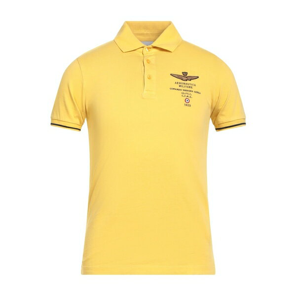 【送料無料】 アエロナウティカ ミリターレ メンズ Tシャツ トップス Polo shirts Yellow