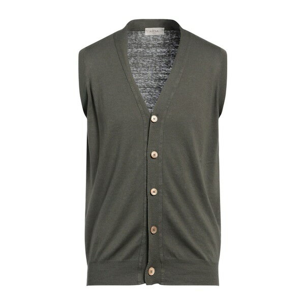 【送料無料】 アルテア メンズ カーディガン アウター Cardigans Green