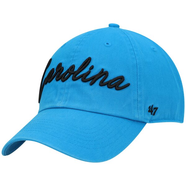 フォーティーセブン レディース 帽子 アクセサリー Carolina Panthers '47 Women's Vocal Clean Up Adjustable Hat Blue