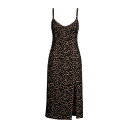 【送料無料】 マイケル コース レディース ワンピース トップス Midi dresses Black