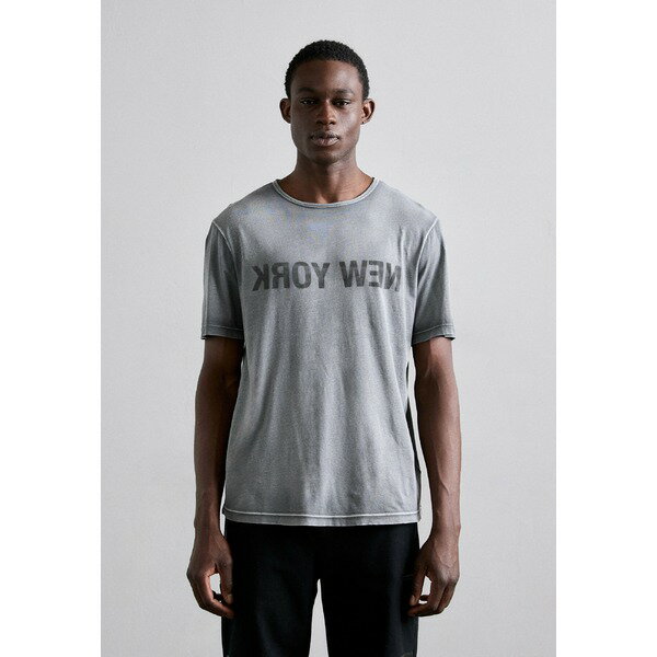 ヘルムート ラング メンズ Tシャツ トップス NEW YORK TEE GARMENT - Print T-shirt - gunmetal