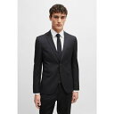 ボス メンズ サンダル シューズ Blazer jacket - black