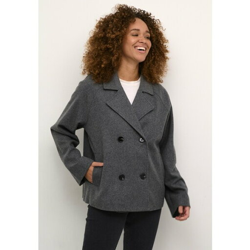 カフェ レディース ジャケット&ブルゾン アウター FANNY - Blazer - grey melange カフェ レディース ジャケット&ブルゾン アウター FANNY - Blazer - grey melange