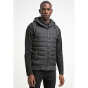 アーバン クラシックス メンズ ジャケット&ブルゾン アウター SMALL BUBBLE - Waistcoat - black(4)