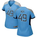 yz iCL fB[X jtH[ gbvX Tennessee Titans Nike Women's Alternate Custom Game Jersey Light Blue