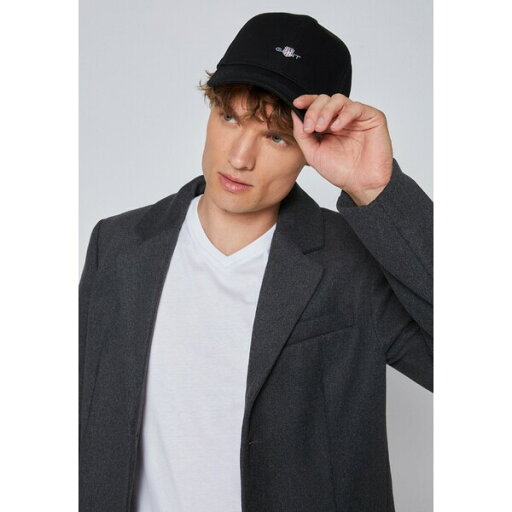 ガント レディース 帽子 アクセサリー SHIELD HIGH UNISEX - Cap - black ガント レディース 帽子 アクセサリー SHIELD HIGH UNISEX - Cap - black