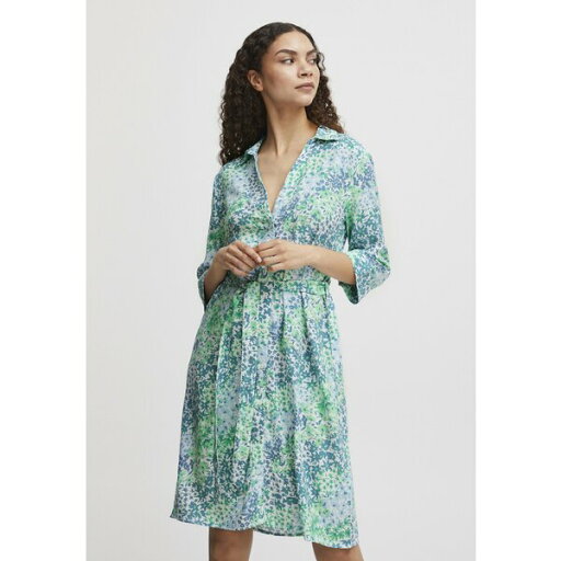 ビーヤング レディース ワンピース トップス BYMMJOELLA - Shirt dress - blue bell mix ビーヤング レディース ワンピース トップス BYMMJOELLA - Shirt dress - blue bell mix