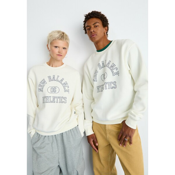 ニューバランス レディース パーカー・スウェットシャツ アウター GRAPHIC CREW UNISEX - Sweatshirt - sea salt