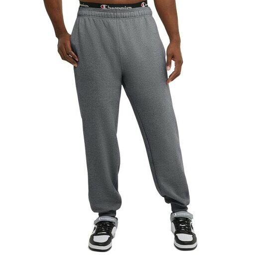 チャンピオン メンズ カジュアルパンツ ボトムス Men's Big & Tall Powerblend Fleece Jogger Pants Granite Heather チャンピオン メンズ カジュアルパンツ ボトムス Men's Big & Tall Powerblend Fleece Jogger Pants Granite Heather