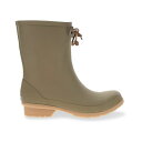 チョーカ レディース ブーツ シューズ Women's Classic Mid Tie Rain Boot Moss