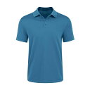 ミオマリオ メンズ ポロシャツ トップス Men's Classic-Fit Cotton-Blend Pique Polo Shirt Aegean blue