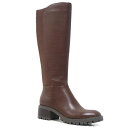 ケネスコール レディース ブーツ シューズ Women's Riva Lug Sole Calf Boots Chocolate
