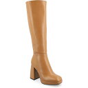 ジャーニーコレクション レディース ブーツ シューズ Women's Mylah Tru Comfort Foam Platform Square Toe Re...