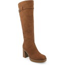 ジャーニーコレクション レディース ブーツ シューズ Women's Letice Tru Comfort Foam Platform Square Toe R...