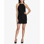 󥸡 ǥ ԡ ȥåץ Draped Snake-Chain Halter Dress Black