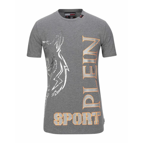 プレインスポーツ PLEIN SPORT メンズ Tシャツ トップス T-shirts Light grey