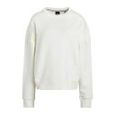 【送料無料】 ボス レディース パーカー・スウェットシャツ アウター Sweatshirts White