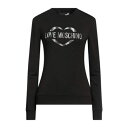 【送料無料】 モスキーノ レディース パーカー・スウェットシャツ アウター Sweatshirts Black