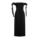 ̵ ǥå  ǥ ԡ ȥåץ Midi dresses Black