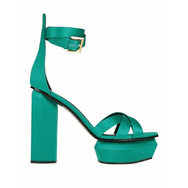 【送料無料】 バルマン レディース サンダル シューズ Sandals Emerald green