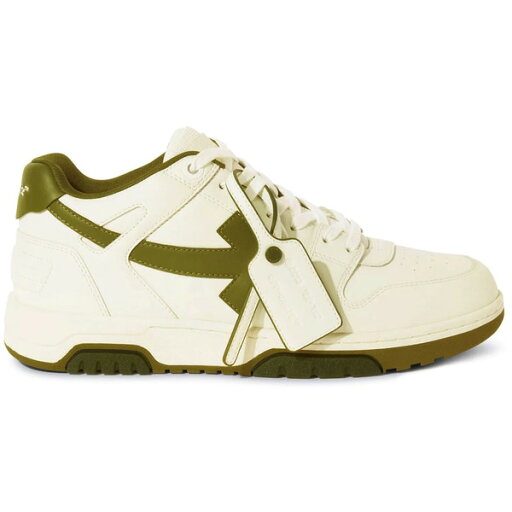 OFF-WHITE オフホワイト メンズ スニーカー 【OFF-WHITE Out Of Office "OOO" Low Tops White Olive Green】 サイズ US_M_13 White/Olive Green OFF-WHITE オフホワイト メンズ スニーカー 【OFF-WHITE Out Of Office "OOO" Low Tops White Olive Green】 サイズ US_M_13 White/Olive Green
