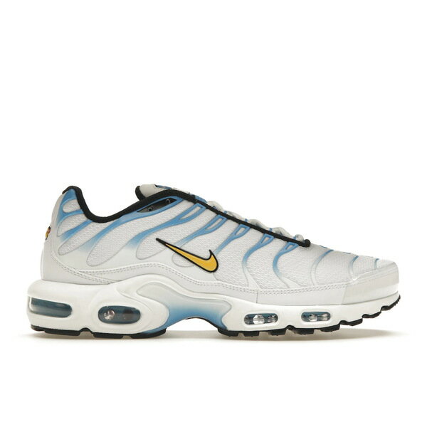 Nike ナイキ メンズ スニーカー 【Nike Air Max Plus White University Blue Gold】 サイズ US_9(27.0cm) White/University Blue/Black/University Gold