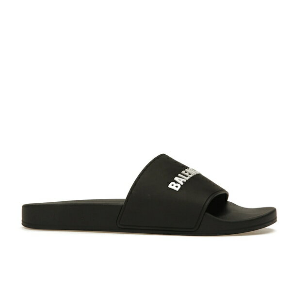 Balenciaga バレンシアガ メンズ スニーカー 【Balenciaga Pool Slide Black White】 サイズ US_10(28.0cm) Black