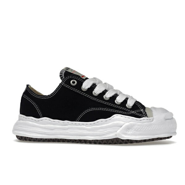 Maison Mihara Yasuhiro ミハラヤスヒロ メンズ スニーカー 【Maison Mihara Yasuhiro Hank OG Sole Canvas Low Black】 サイズ US_6(24.0cm) Black/White