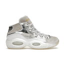 Reebok リーボック メンズ スニーカー 【Reebok Question Mid Bait Ice Cold】 サイズ US_10.5(28.5cm) White/Metallic Ice-Metallic Gold(4)