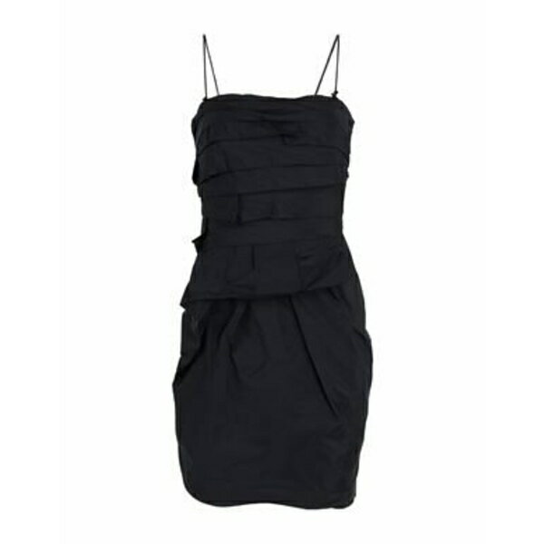 【送料無料】 ピンコ レディース ワンピース トップス Mini dresses Black
