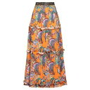 【送料無料】 コナー & ブレイク レディース スカート ボトムス Maxi skirts Orange(4)