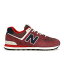 New Balance ニューバランス メンズ スニーカー 【New Balance 574】 サイズ US_4.5(23.5cm) Red Navy (2023)