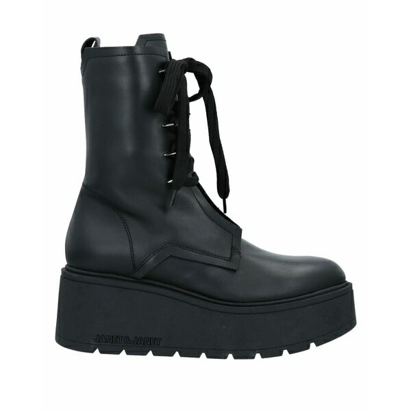 【送料無料】 ジャネット&ジャネット レディース ブーツ シューズ Ankle boots Black