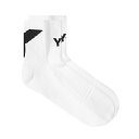 CX[ Y C A_[EFA Y-3 Sock Lo White