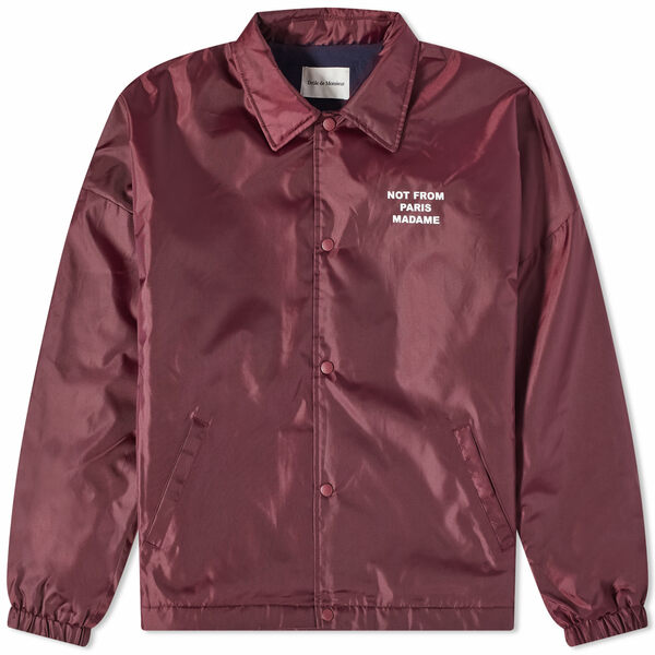 ドロールドムッシュ メンズ ジャケット＆ブルゾン アウター Dr´le de Monsieur Fleece Lined Coach Jacket Red