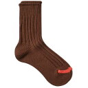 gg Y C A_[EFA RoToTo Chunky Ribbed Crew Sock Brown