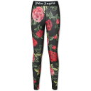 p[EGWFX fB[X MX {gX END. x Palm Angels Allover Rose Sport Leggings Black