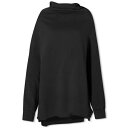 リックオウエンス レディース パーカー・スウェットシャツ アウター Rick Owens DRKSHDW Shroud Sweatshirt Black