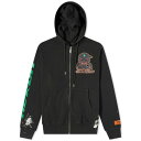 ヘロン プレストン メンズ パーカー・スウェットシャツ アウター Heron Preston Monster Zip Hoodie Black