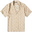 バルマン メンズ シャツ トップス Balmain Monogram Vacation Shirt Neutrals