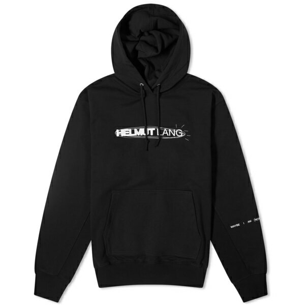 ヘルムート ラング メンズ パーカー スウェットシャツ アウター Helmut Lang Outer Space Hoodie Black