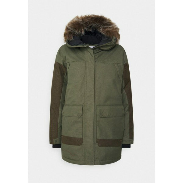 コロンビア レディース コート アウター MOUNT SI - Down jacket - stone green/olive green