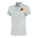 アンティグア レディース ポロシャツ トップス Phoenix Suns Antigua Women's Motivated Polo Heather Gray