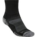 ブリッジデール メンズ 靴下 アンダーウェア Hike Lightweight Merino Endurance Ankle Sock Black/Silver
