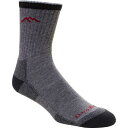 ダーンタフ メンズ 靴下 アンダーウェア Hiker Coolmax Micro Crew Cushion Sock - Men's Gray/Black
