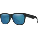 スミス メンズ サングラス・アイウェア アクセサリー Lowdown 2 ChromaPop Polarized Sunglasses Matte Black Frame/Blue Mirror Polarized