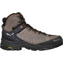 サレワ メンズ ハイキング スポーツ Alp Trainer 2 Mid GTX Hiking Boot - Men's Wallnut/Fluo Orange