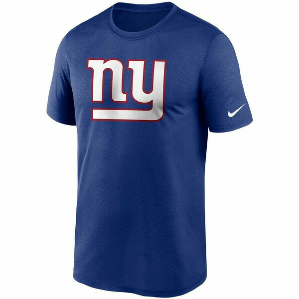 ナイキ レディース Tシャツ トップス Men's Royal New York Giants Logo Essential Legend Performance T-Shirt Rush Blue