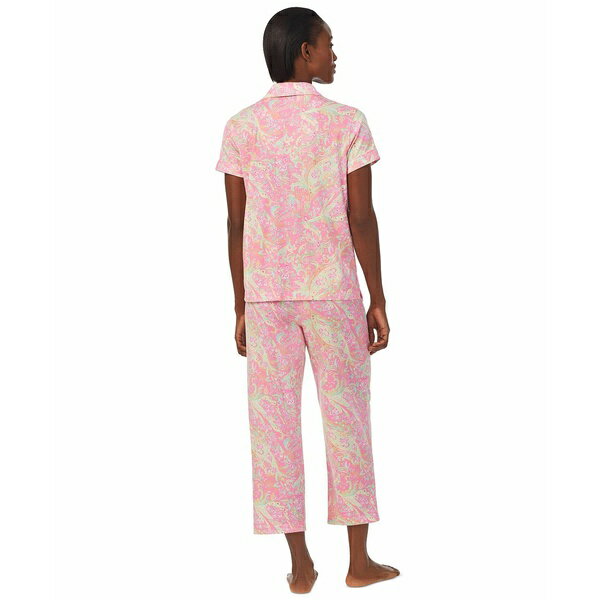 ラルフローレン レディース 帽子 アクセサリー Women's 2-Pc. Printed Capri Pajamas Set Pink Paisley